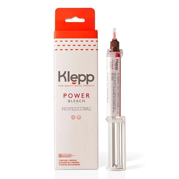 Blanqueador de consultorio Klepp Power Bleach 35% + Barrera gingival!